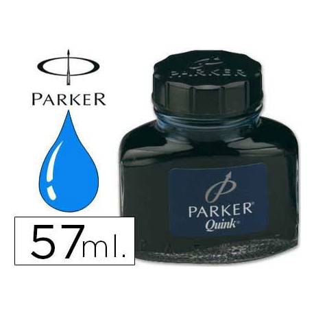 Tinta estilografica marca Parker Azul Permanente