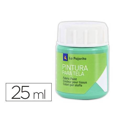 Pintura para tela La Pajarita color verde esmeralda