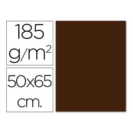 Cartulina Guarro marron 500 x 650 mm de 185 g/m2