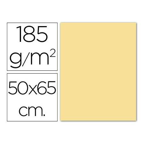 Cartulina Guarro crema 500 x 650 mm de 185 g/m2