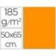 Cartulina Guarro naranja 500 x 650 mm de 185 g/m2