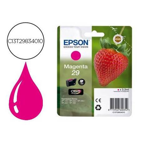 CARTUCHO INK-JET EPSON 29 COLOR MAGENTA C13T29834012