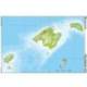 Mapa Mudo de Islas Baleares DIN A4 Físico Color