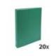 Carpeta Exacompta carton forrado verde 2 anillas
