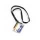 Identificador con cordon diagonal marca Durable