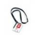 Identificador con cordon diagonal marca Durable