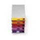 Fichero cajones Durable plastico aplilables 10 cajones color gris
