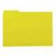 Subcarpeta cartulina color amarillo con pestaña izquierda
