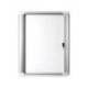 Vitrina anuncio Bi-0ffice magnetica para exterior con marco de aluminio y cerradura