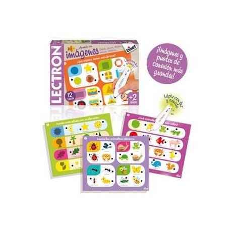 Juego didactico a partir de 2 años Lectron Aprendo con imagenes Diset