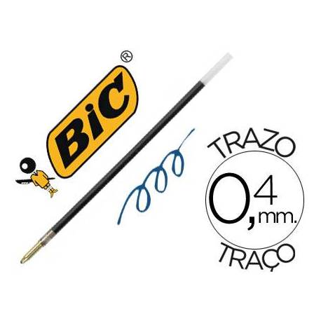 Recambio Boligrafo Bic Peana Pen Desk 0,4 mm Color Azul