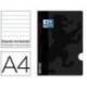 Libreta Escolar Oxford DIN A4 48 hojas Rayado horizontal Negro