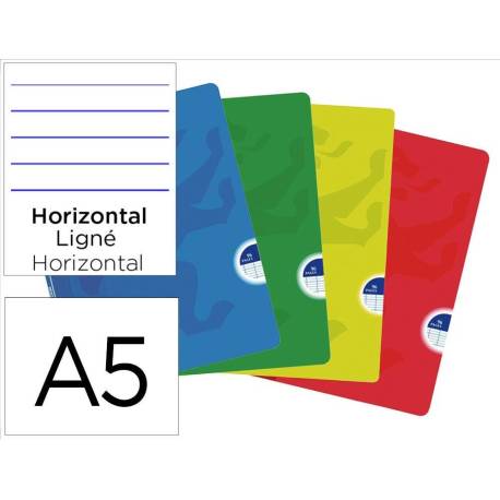 Libreta Escolar Oxford DIN A5 48 hojas Rayado horizontal Colores Surtidos