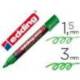 Rotulador Permanente Edding 300 Color Verde Punta Redonda