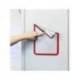 Marco Tarifold Din A4 magnetico color rojo pack de 2