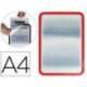 Marco Tarifold Din A4 adhesivo color rojo pack de 2