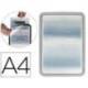 Marco Tarifold Din A4 adhesivo color gris pack de 2