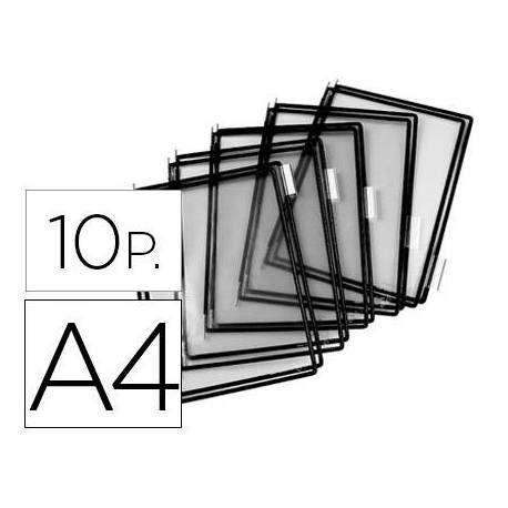 Funda portacatalogo Tarifold Din A4 color negro pack de 10