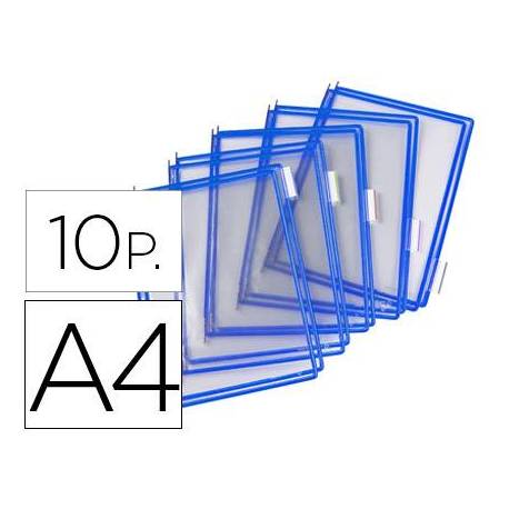 Funda portacatalogo Tarifold Din A4 color azul pack de 10