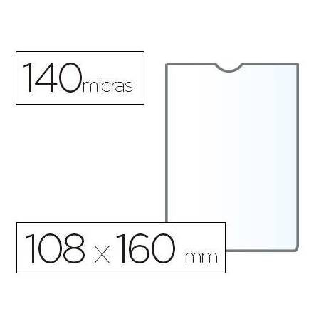 Funda portadocumento marca Esselte plastico cristal 108 x 160 mm
