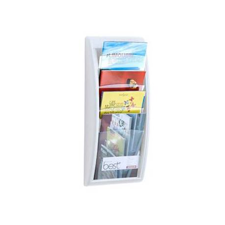 Expositor mural Fast-Paperflow plastico color blanco