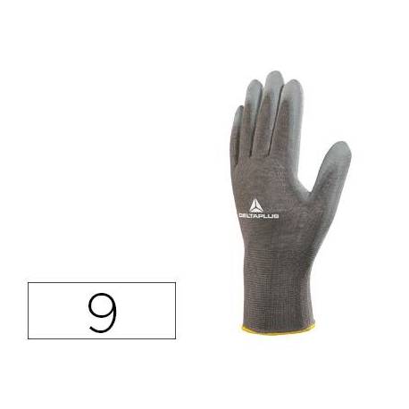 Guante DeltaPlus de Poliester palma Poliuretano talla 9