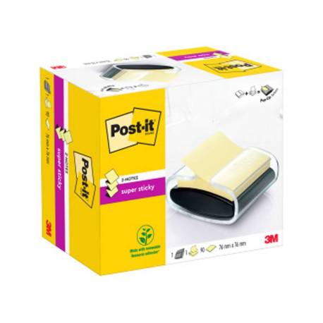 Dispensador Post-it ® PRO Z-Notes 76 x 76 color negro