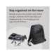 MOCHILA KENSINGTON TRIPLE TREK BACKPACK PARA PORTATIL DE 14" Y ULTRABOOK COLOR NEGRO 430X310X100 MM