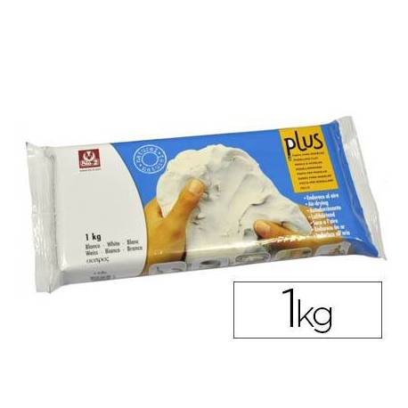 Arcilla Sio-2 Plus color blanco 1000 gr