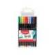 ROTULADOR MAPED PUNTA DE METAL GRAPH PEPS FINE LINER ESTUCHE DE 10 COLORES SURTIDOS