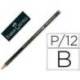 Lapices de grafito marca Faber Castell 9000 B
