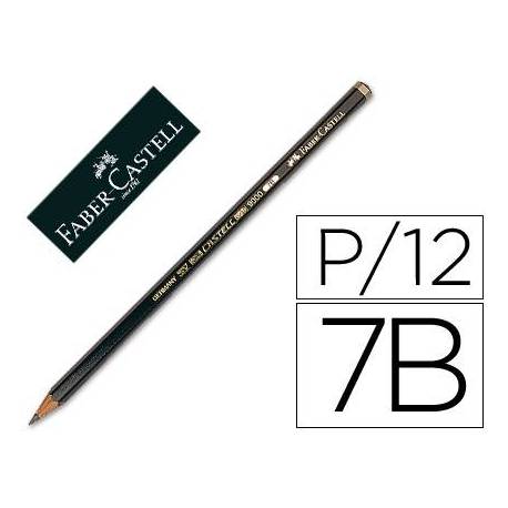 Lapices de grafito de Faber Castell 9000