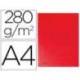 Subcarpeta cartulina Exacompta A4 roja 280g/m2 reciclada 2 solapas interiores