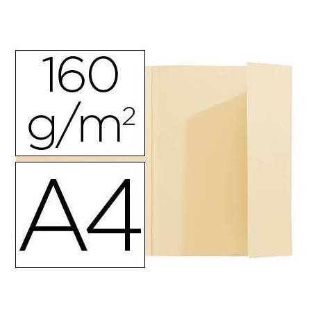Subcarpeta Exacompta nature future din A4 crema 160 g/m2 con solapa interior