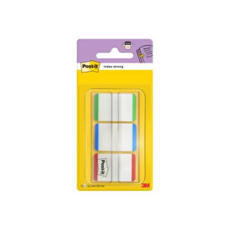 Banderitas Post-it ® separadoras Index verde, rojo y azul