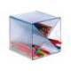 Archicubo Archivo 2000 aspa organizador modular azul transparente
