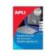 Etiqueta adhesiva marca Apli 10071 metalizada 210x297 mm caja 20 hojas con 20