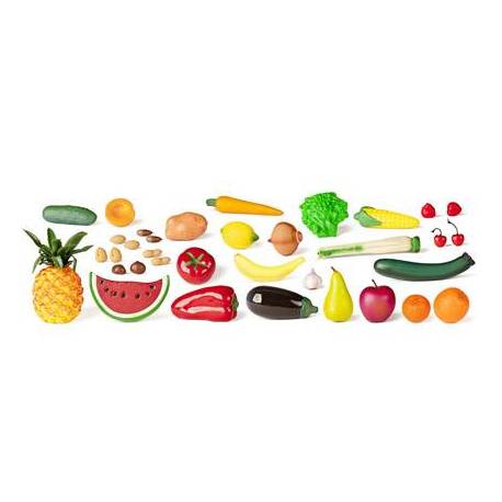 Juego de imitacion Frutas hortalizas y frutos secos a partir de 3 años Miniland