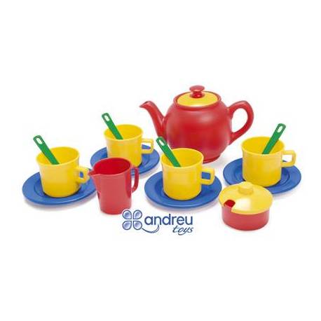Juego de imitación a partir de 2 años Juego de Té para 4 Dantoy