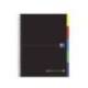 Cuaderno Oxford Ebook 5 DIN A4+ Negro y Verde 100 hojas Tapa Extradura Cuadricula 5 mm