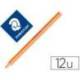 Lapices Fluorescentes Staedtler Triangular Top Star Naranja Caja de 12 unidades