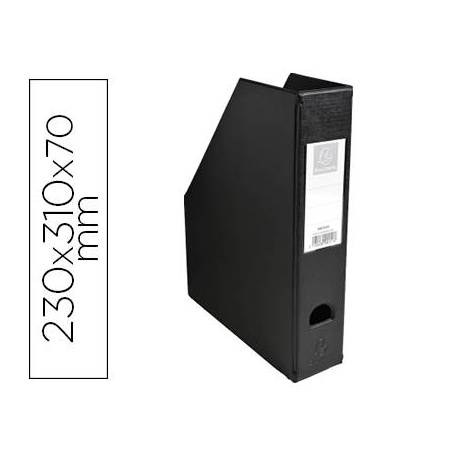 Revistero Plastico Exacompta color Negro 310x230x70 mm