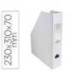 Revistero Plastico Exacompta color Blanco 310x230x70 mm