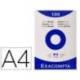 Fichas Cartulina DIN A4 Ficheros Exacompta Blanca 205 gr
