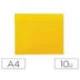 Funda Colgante Magnética Tarifold Din A4 horizontal de PVC Amarillo