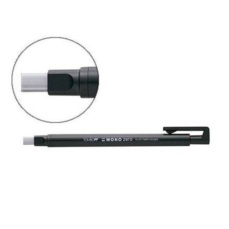 Portagomas TowBow con goma blanca rectangular color negro