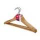 Percha de madera infantil con 3 unidades