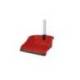 Recogedor con Mango Plegable Rojo 28 cm