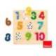 Puzzle a partir de 1 año Números 10 piezas Goula