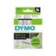 Cinta Dymo D1 negro y transparente 12mm x 7 mt